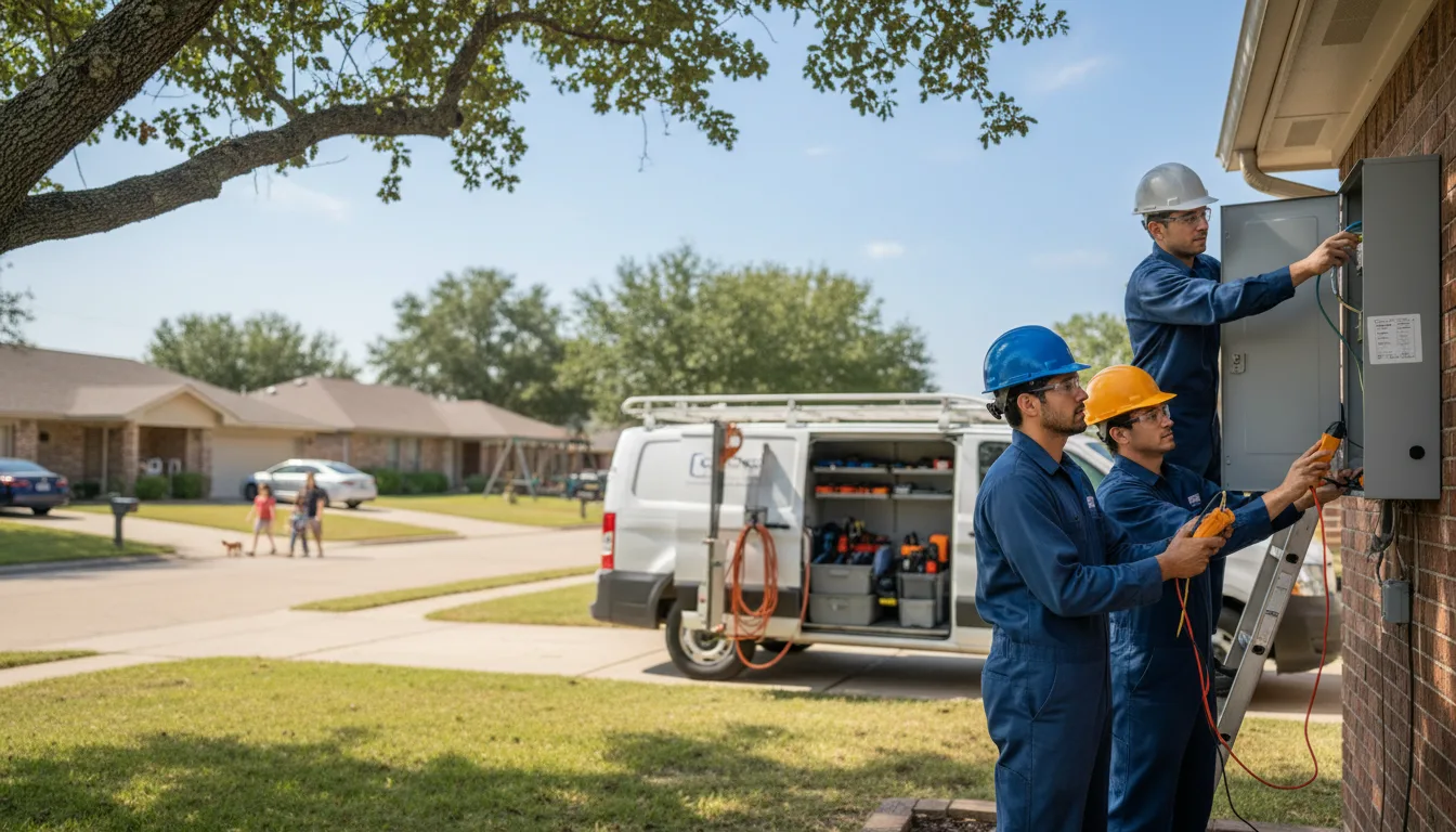 Certified electrician providing emergency electrical services in Jacksontown, OH